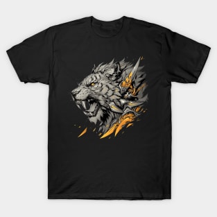 angry lion T-Shirt